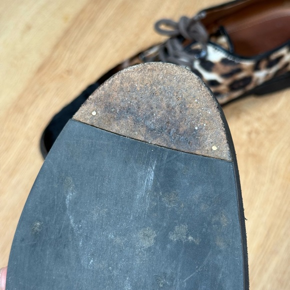 Jimmy Choo Leopard Print Oxfords - Picture 8 of 9